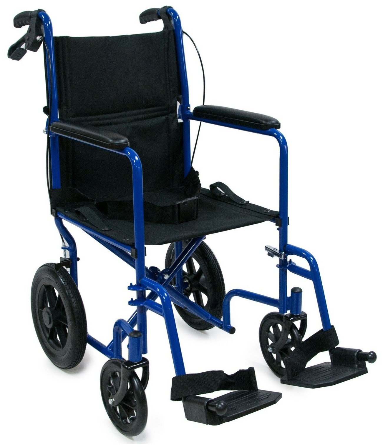 Кресло коляска (каталка) инвалидная повышенной грузоподъемности (до 125 кг) 512B-1 Мега-Оптим