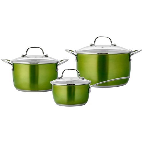 фото Набор посуды esprado emerald 6 пр. зелeный