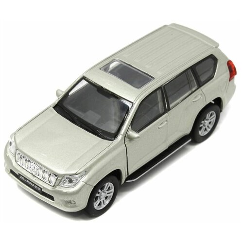 Машинка Welly Toyota Land Cruiser Prado (43630) 1:34, 12 см, серый