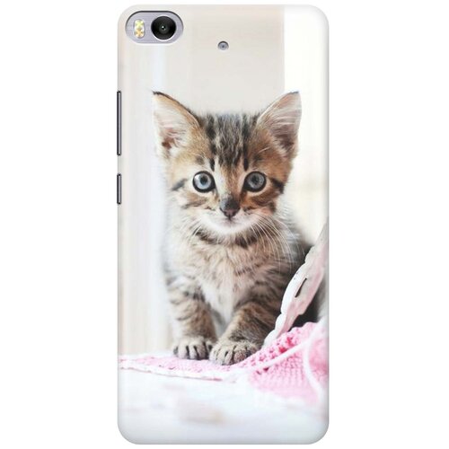 фото Cиликоновый чехол на xiaomi mi 5s / сяоми ми 5 эс с принтом "милый котенок" gosso