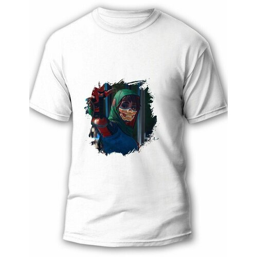 фото Футболка, размер m, белый будь на стиле