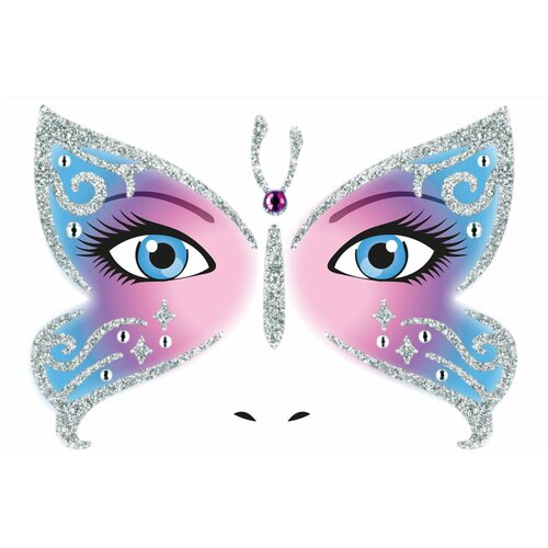 НАКЛЕЙКИ FACE ART BUTTERFLY