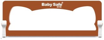 Baby Safe Барьер на кроватку Ушки 150 см XY-002B.CC коричневый