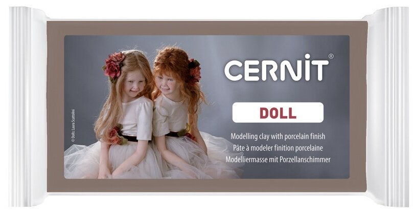 Полимерная глина CERNIT DOLL 500г, нуга 808