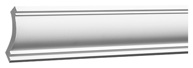 Карниз Decomaster потолочный 40x41 мм плинтус полиуретановый под покраску К047-1 шт