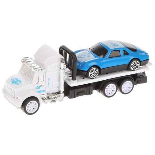 фото Набор машин yako m0324, белый/синий