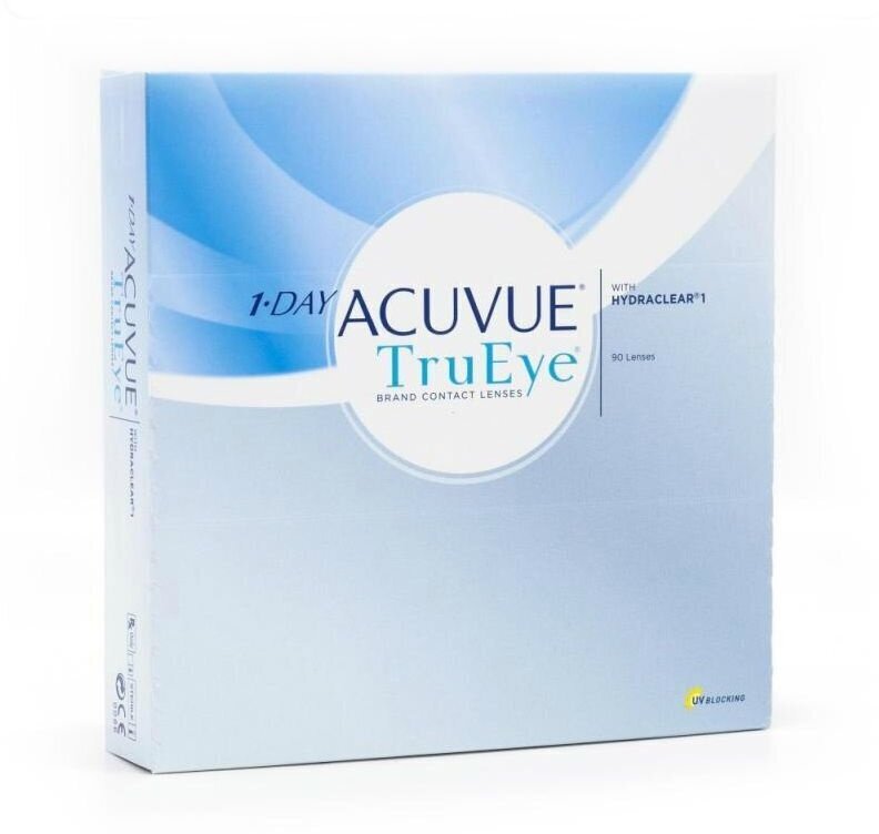 Контактная линза: 1-Day Acuvue TruEye (1уп=90шт) R:=8.5 D:=-08,00