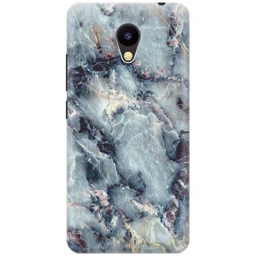 фото Cиликоновый чехол бледно-синий мрамор на meizu m5c / мейзу м5с re:pa