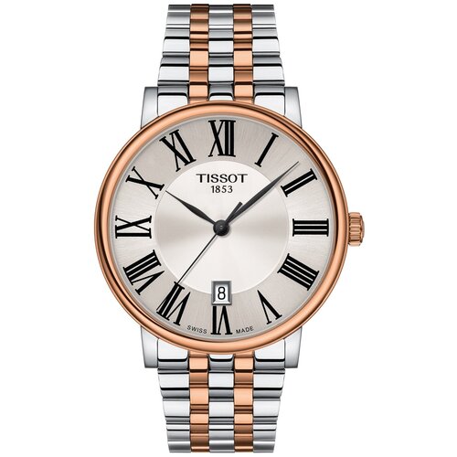 Наручные часы TISSOT T-Classic, серебряный, золотой