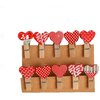 Прищепки декоративные Сердечки набор 10 шт 4619635 - изображение