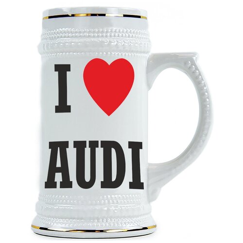 фото Пивная кружка я люблю ауди drabs