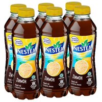 Чай Nestea черный Лимон 0.5 л. ПЭТ упаковка 6 штук