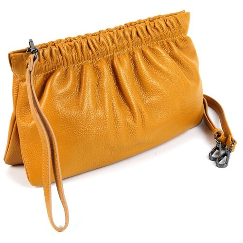 фото Женская кожаная сумка 20883-6 елоу fuzi house