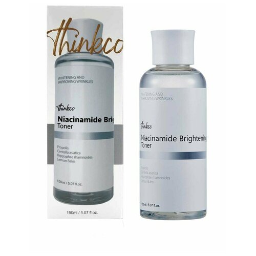 Освежающий тонер с ниацинамидом, Thinkco Niacinamide Toner, 150 мл. тонер с ниацинамидом для улучшения тона кожи thinkco niacinamide toner 150 мл