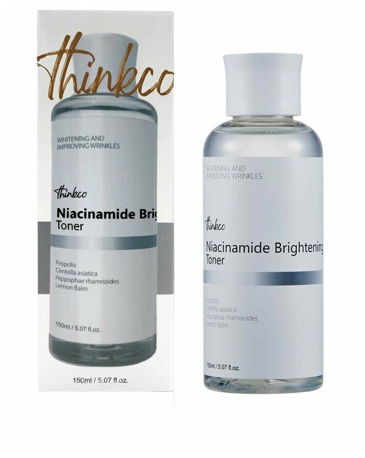 Освежающий тонер с ниацинамидом, Thinkco Niacinamide Toner, 150 мл.