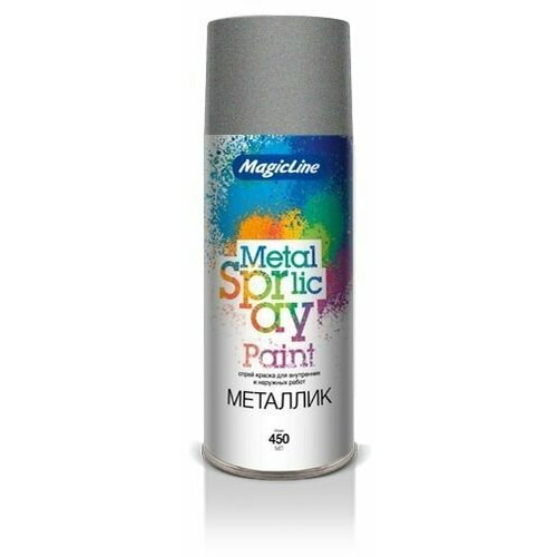 Краска RUNWAY MagicLine серебристая глянцевая (265 г) RAL 120M