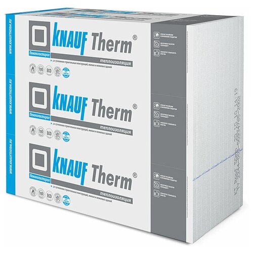 Пенопласт Knauf Therm Пол Pro 1200х1000х100 мм 10 плит в упаковке