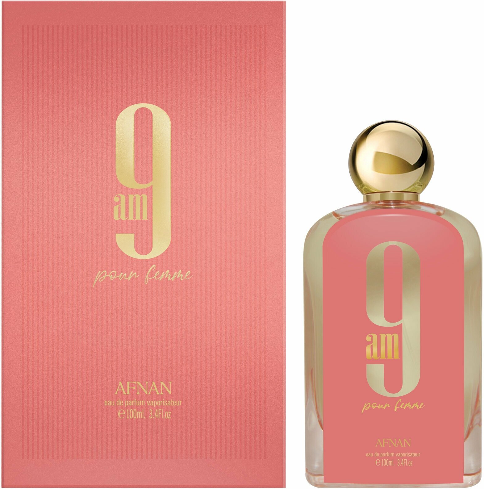 Парфюмерная вода AFNAN 9 AM POUR FEMME (PINK) 100 мл