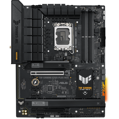 Материнская плата ASUS TUF GAMING B760-PLUS WIFI Retail 10 шт 2 54 мм шаг однорядный женский pcb socket board pin header connector strip pinheader 2 3 4 6 10 12 16 20 40pin для arduino