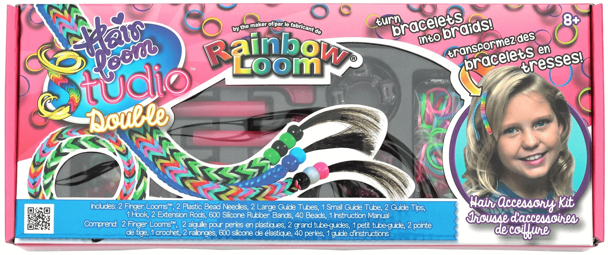 Rainbow Loom Набор для плетения украшений для волос RAINBOW LOOM Хэа Лум Дабл R0054B