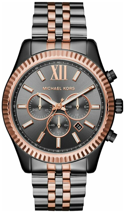 Наручные часы MICHAEL KORS Lexington, черный, серый