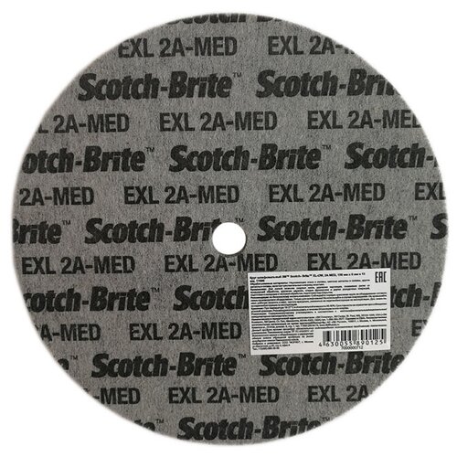 3M Круг Scotch-Brite XL-UW, 2A MED, (150мм х 6мм х 13мм), 17498