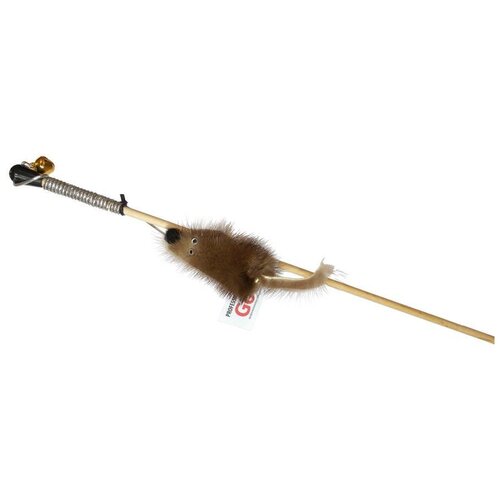 Игрушка для кошек GoSiНа Махалка мышка на веревке