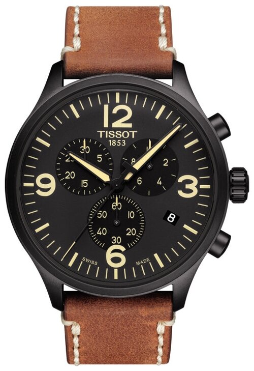 Наручные часы TISSOT T-Sport T1166173605700, коричневый, черный