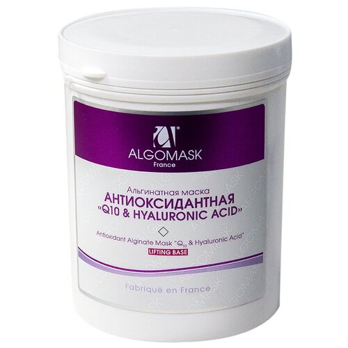 Algomask альгинатная маска Q10 & Hyaluronic Acid антиоксидантная, 200 г спивакъ альгинатная маска жасмин антиоксидантная 40 г