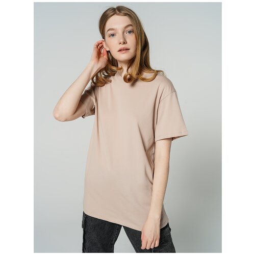 фото Футболка с кор.рукавом твое 80635 размер m, бежевый, women