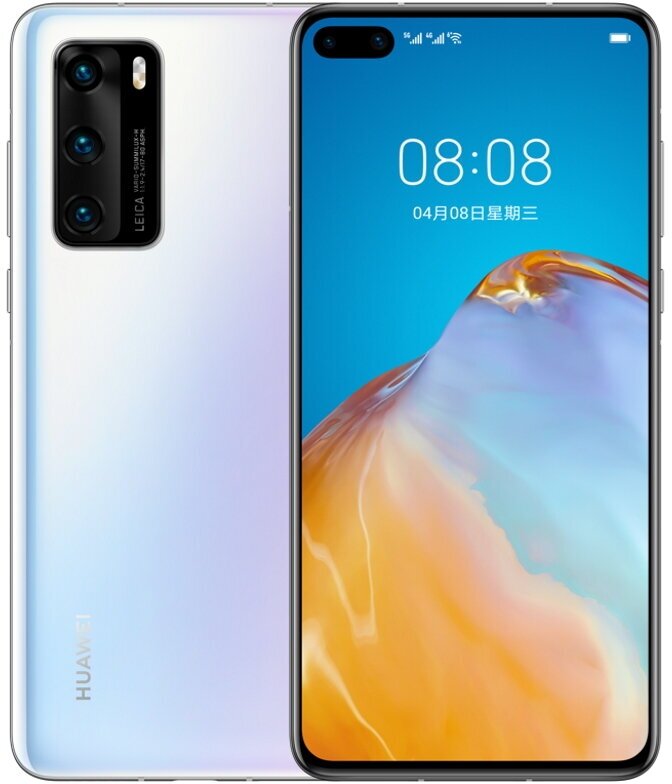 Смартфон HUAWEI P40 8/128 ГБ, белый