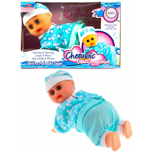 Кукла интерактивная Clever Baby ползает и говорит 3323-3 / кукла лол / монстр хай куклы