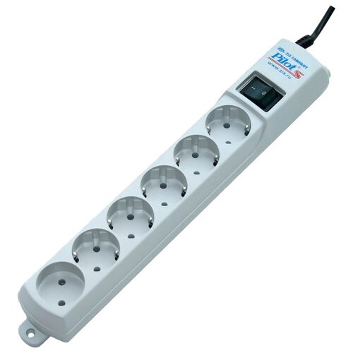 Сетевой фильтр Pilot-S 1.8м. 6 розеток