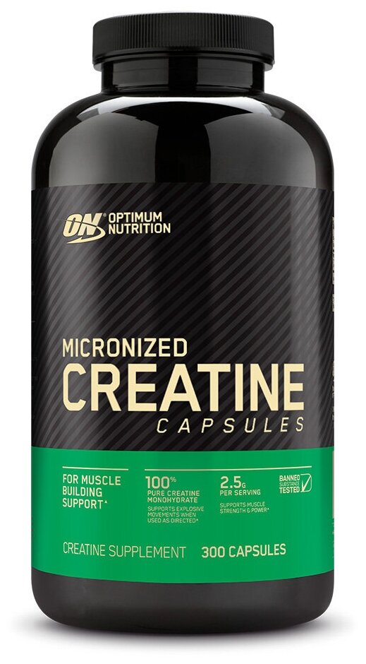 OPTIMUM NUTRITION Creatine 2500 мг 300 кап