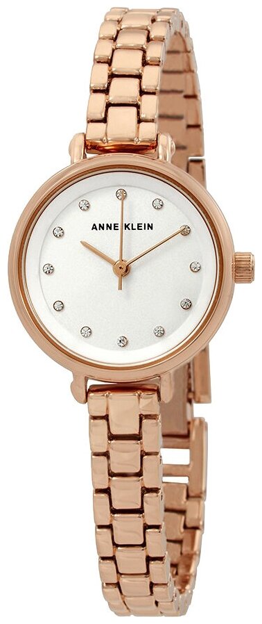 Наручные часы ANNE KLEIN Ring 2662SVRG, белый, розовый