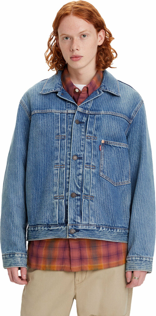 Джинсовая куртка Levis, размер XL, синий