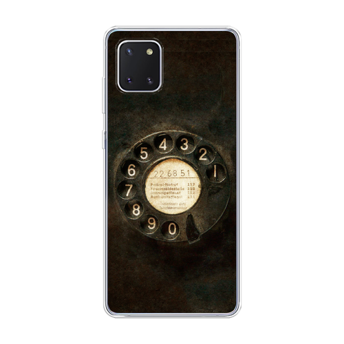 Силиконовый чехол на Samsung Galaxy Note 10 Lite / Самсунг Гэлакси Нот 10 Лайт Старинный телефон силиконовый чехол на samsung galaxy note 10 самсунг гэлакси нот 10 старинный телефон