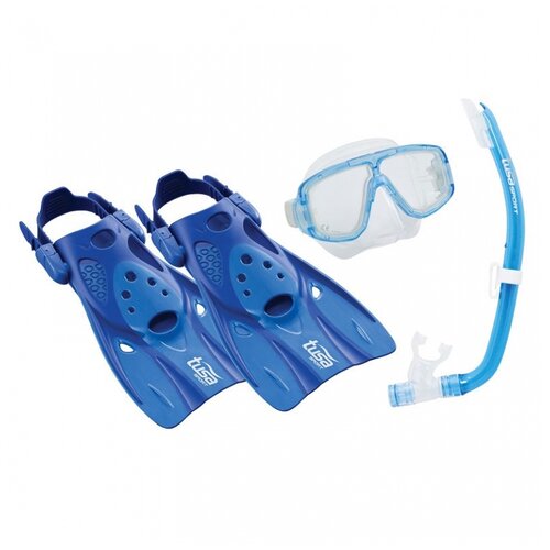 Комплект для плавания TUSA Sport UPR0101 (маска+трубка+ласты), р,(36-42)