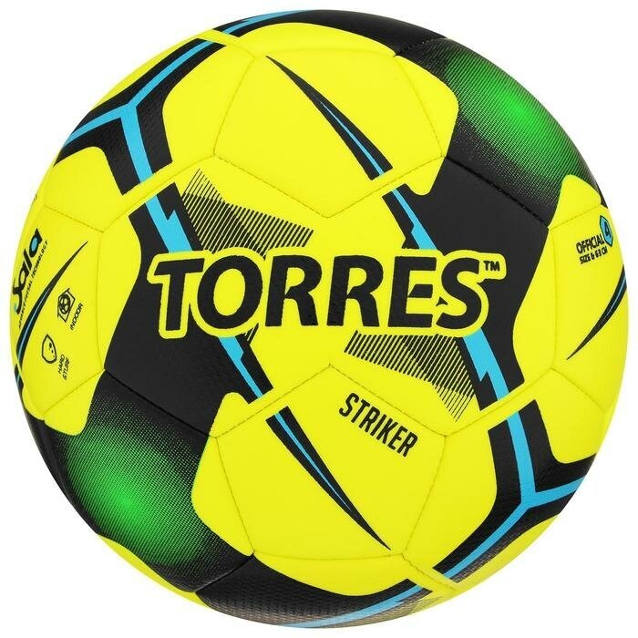 TORRES Мяч футзальный TORRES Futsal Striker, TPU, машинная сшивка, 30 панелей, р. 4