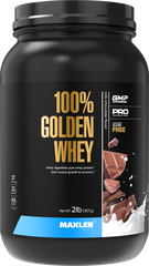 Maxler Golden Whey, 908 г, вкус: молочный шоколад