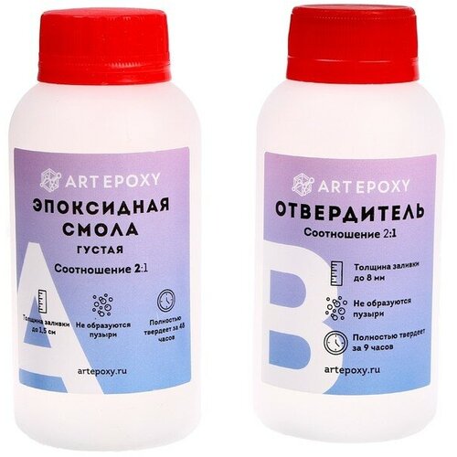 ArtEpoxy Эпоксидная смола для творчества, Густая, 150 г, ArtEpoxy