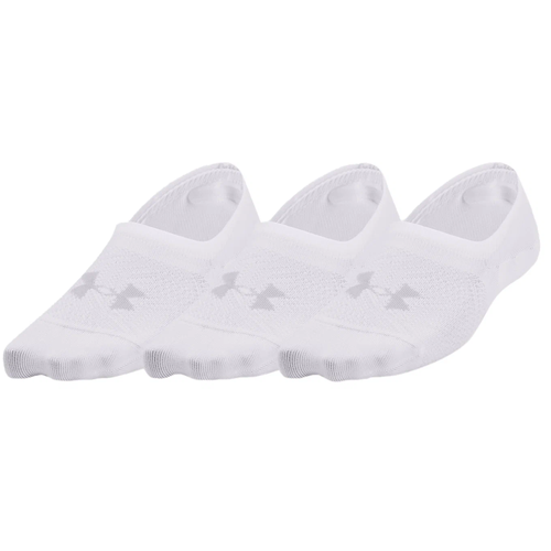 фото Носки under armour breathe lite ultra low 3p, размер l, белый, 3 пары