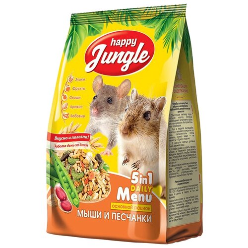 Happy Jungle Корм для мышей и песчанок, 400 г