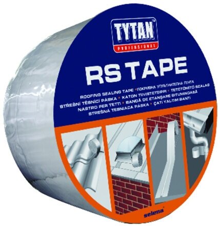 фото Лента герметик TYTAN Professional битумная кровельная 100ммх10м алюминий, арт.1208