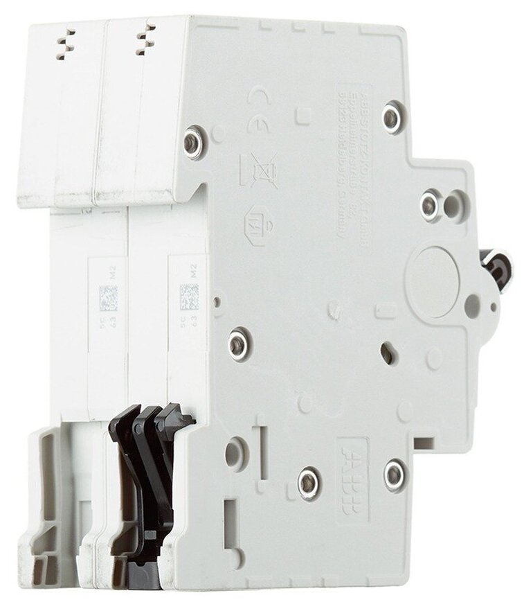 Автоматический выключатель ABB SH202L 2P 32А тип С 4,5 кА 380 В - фотография № 3