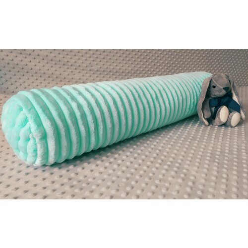 Подушка декоративная валик Мятный Плюш