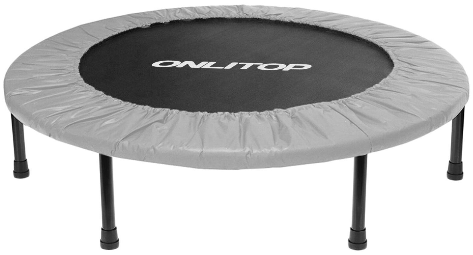 Батут ONLITOP, диаметр 101 см, максимально допустимый вес 80 кг, цвет серый