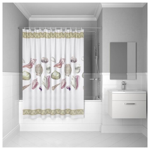 фото Штора для ванной комнаты, 180*180см, peva, p28pv11i11, iddis