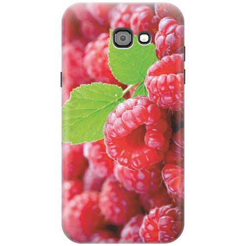 фото Cиликоновый чехол на samsung galaxy a7 (2017) / самсунг а7 2017 с принтом "малинка" gosso