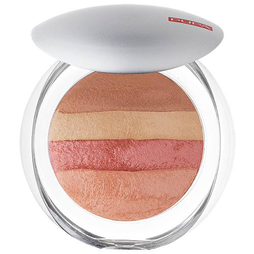 Pupa Luminys Румяна-пудра-иллюминатор Baked All Over Illuminating Blush-Powder, 06 coral stripes pupa luminys румяна пудра иллюминатор baked all over illuminating blush powder 01 stripes rose